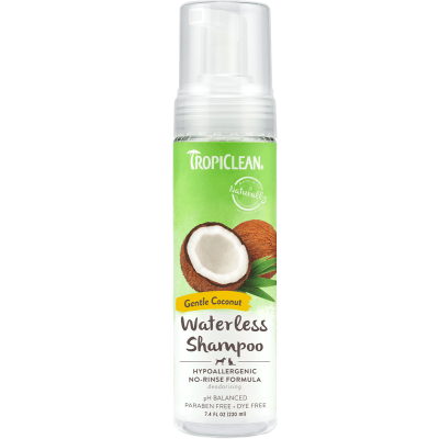 TROPICLEAN SHAMPOO PARA PERROS SIN AGUA HIPOALERGÉNICO1