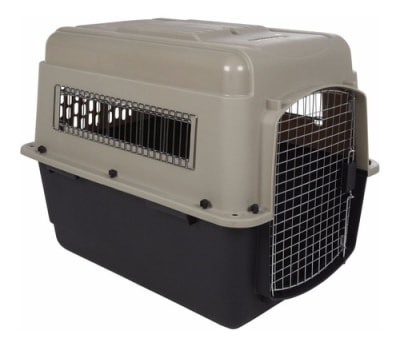 PETMATE TRANSPORTADOR KENNEL CREMA C/ NEGRO (22-31KG)