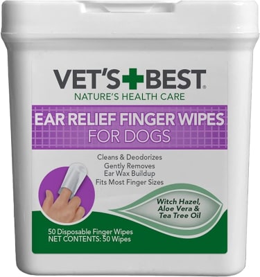 VETS BEST TOALLITAS LIMPIADORAS DE OIDOS PARA PERRO (50 PADS)
