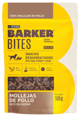 BARKER BITES MOLLEJAS DE POLLO (100 GR)