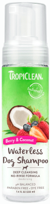 TROPICLEAN SHAMPOO AL SECO PARA PERRO 220ml1