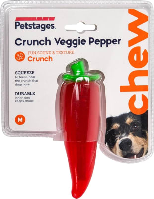 PETSTAGES Crunch Veggie Pepper Red