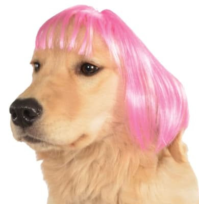 HOT PK SHORT BOB WIG PET
