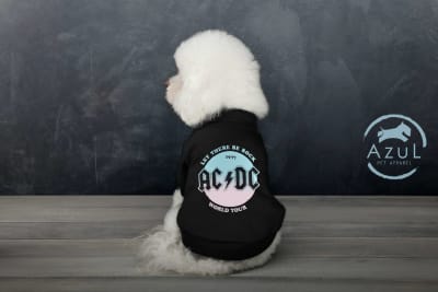 AZUL POLERA NEGRA ACDC WORLD TOUR-2XS)