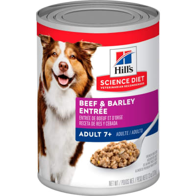 HILLS ADULT 7+ CON CARNE  Y CEBADA (370 GR)1