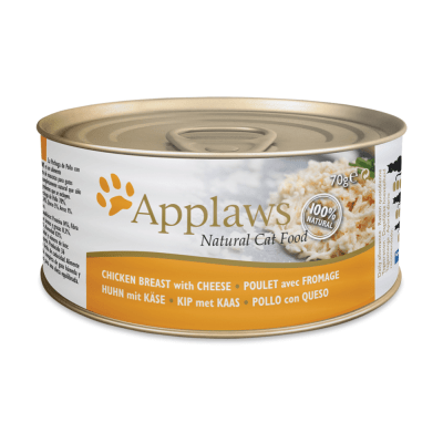 APPLAWS NATURAL GATOS (ALIMENTO HÚMEDO) PECHUGA DE POLLO CON QUESO (70 GR)