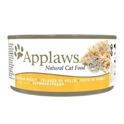 APPLAWS NATURAL GATOS (ALIMENTO HÚMEDO) PECHUGA DE POLLO (70 GR)1