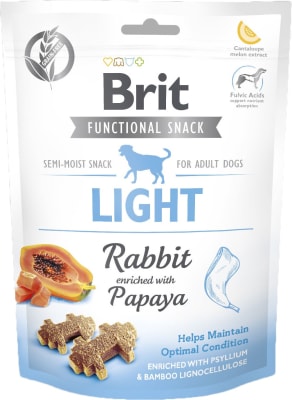 BRIT CARE FUNCTIONAL DOG SNACK LIGHT RABBIT1
