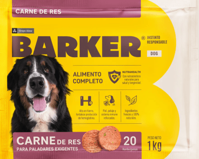BARKER HAMBURGUESA CARNE DE RES (1KG)