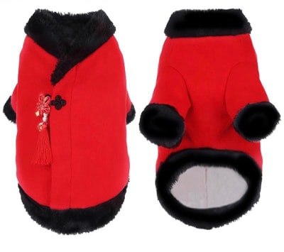 HOOPET CASACA ROJA CON NEGRO