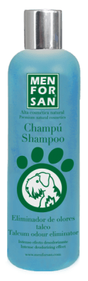 MENFORSAN SHAMPOO NATURAL ELIMINADOR DE OLORES CON AROMA A TALCO 300 ML
