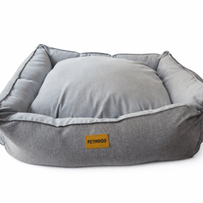 CAMA PARA MASCOTAS ANTIALERGICA (L) PLOMO
