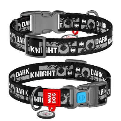 WAUDOG COLLAR NYLON DARK KNIGHT HEBILLA FASTEX DE PLASTICO PERRO1