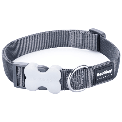 REDDINGO COLLAR DOG CLASSIC COOL GREY1