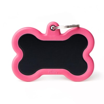 MY FAMILY HUSHTAG HUESO XL ALUMINIO NEGRO GOMA ROSA