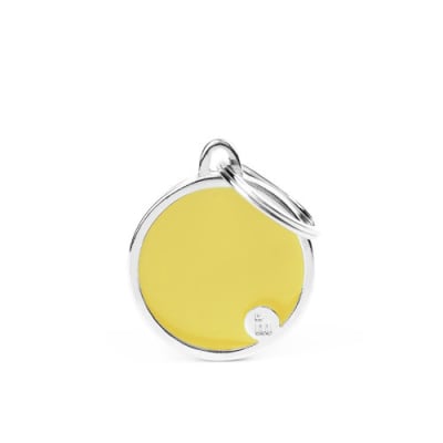 MY FAMILY HANDMADE BIG YELLOW CIRCLE MEDIANO1