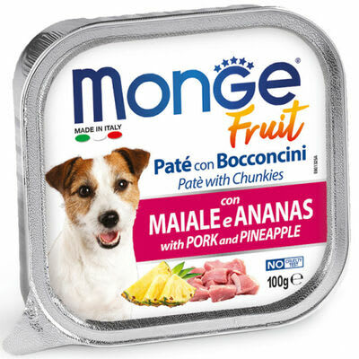 MONGE FRUIT CERDO Y PIÑA 100G (PERRO)