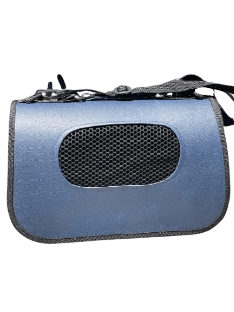 ACCECAN TRANSPORTADOR PARA MASCOTAS TIPO CUERO-AZUL1