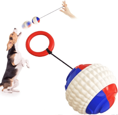JUGUETE PELOTA CON CUERDA