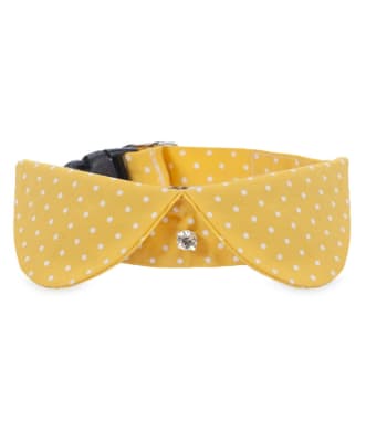 BAUL DE COCO COLLAR DOGUE AMARILLO-XXSMALL