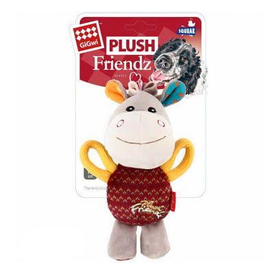 GIGWI BEAR PLUSH FRIENDZ WITH SQUEAKER