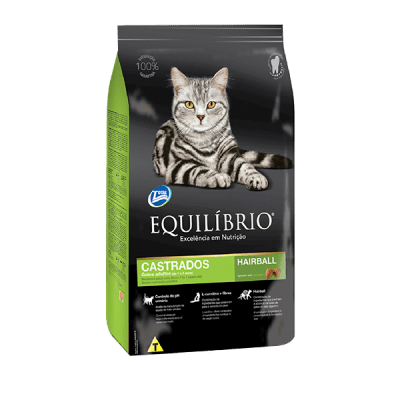EQUILIBRIO GATOS CASTRADOS HAIRBALL TODAS LAS RAZAS 1.5 KG