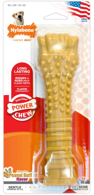 NYLABONE POWER CHEW BONE PEANUT BUTTER