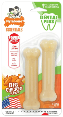 NYLABONE DAILY DENTAL DURABLE CHEW TWIN PACK