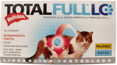 TOTAL FULL LC PARA GATOS DE 4 KG (2 COMPRIMIDOS)