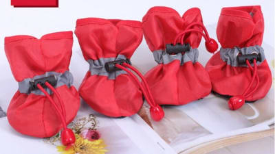 BOTAS ANTIDESLIZANTES SEMI-IMPERMEABLES - ROJO1