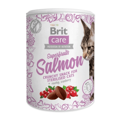 BRIT CARE SNACK SUPERFRUITS SALMON 100gr