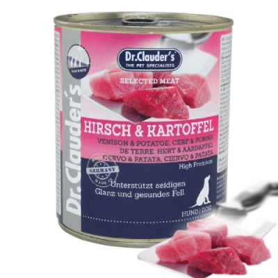 DR. CLAUDERS HIRSCHY KARTOFFEL (venado y papa) 800 gr1