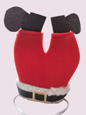 NAVIDAD GORRO EN FORMA DE PANTALON DE PAPA NOEL