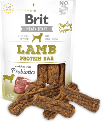 BRIT JERKY SNACK DE CORDERO (80gr)