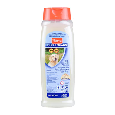HARTZ SHAMPOO ANTIPULGAS CON AVENA 532ml