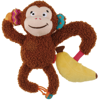 GIGWI PLUSH FRIENDZ - MONO CON PLATANO