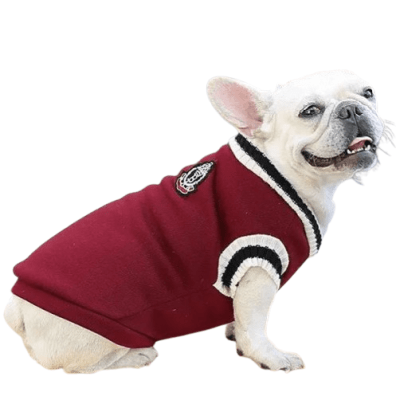 SWEATER GUINDA MANGA CORTA-LARGE