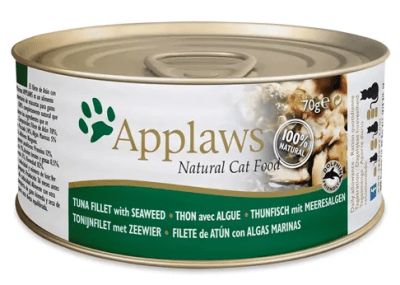 APPLAWS NATURAL GATOS FILETE DE ATÚN CON ALGAS MARINAS (70 GR)
