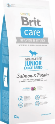 BRIT CARE (PERRO) GF JUNIOR LARGE SALMÓN (12kg )