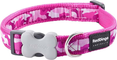 REDDINGO COLLAR DOG CAMOUFLAGE HOT PINK