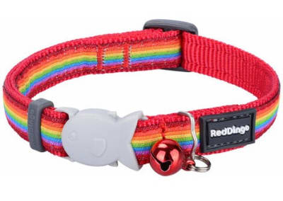 REDDINGO COLLAR GATO RAINBOW ROJO