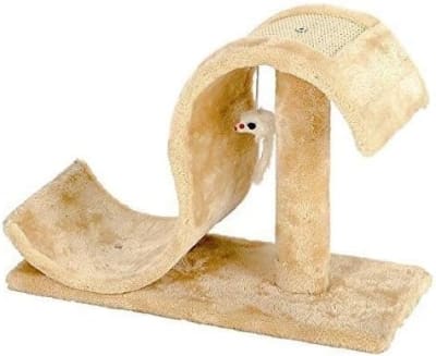 HOOPET RASCADOR DISEÑO TOBOGAN BEIGE