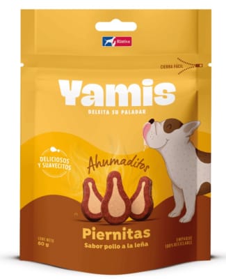 YAMIS PIERNITAS SB POLLO A LA LEÑA (80 GR)
