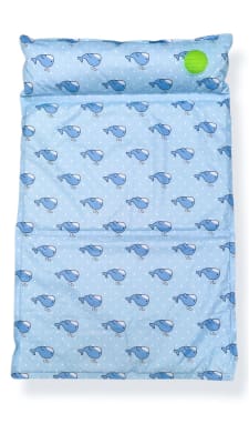 CAMA REFRIGERANTE CON DISEÑO  DE BALLENAS PARA MASCOTAS