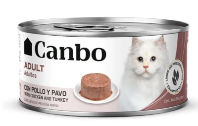 CANBO GATO ADULTO PATE POLLO Y PAVO X85 GM