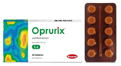 OPRURIX 3.6MG 20 TABLETAS  (3 A 8.9 Kg)