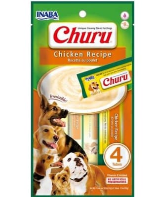 CHURU PARA PERRO POLLO X 4 TUBOS (PERRO)