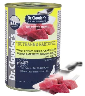 DR. CLAUDERS - DOG TRUTHAHN & KARTOFFEL(PAVO Y PAPA) 800 G