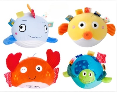 PELUCHES BEBE BAJO EL MAR