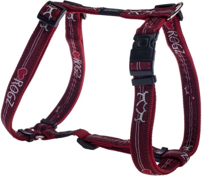 ROGZ FANCYDRESS BEACHBUM H_HARNESS ROJO-LARGE